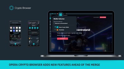 opera-crypto-browser-integrates-metamask-and-other-wallets;-unveils-industry-first-web3-wallet-selector-ahead-of-the-merge